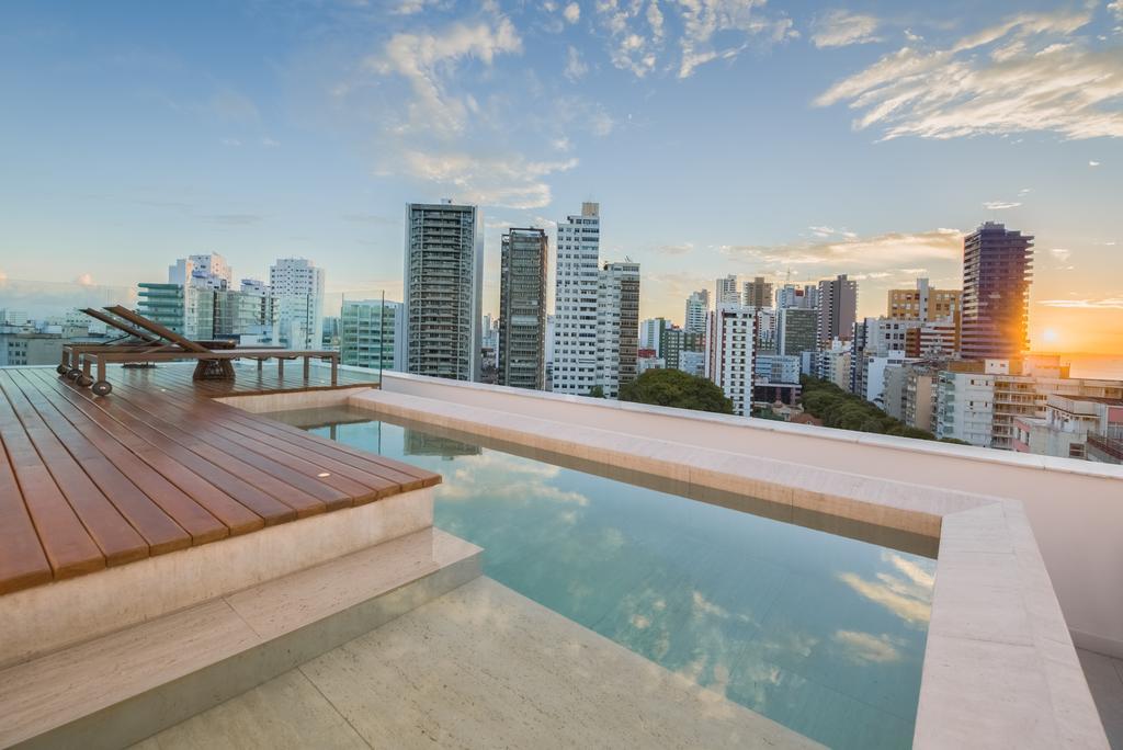 Wish Hotel Da Bahia Сальвадор Экстерьер фото View from the rooftop pool